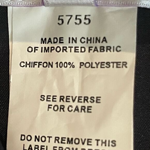 Hayley Paige Occasions Black Evening Party Feminine Maxi Dress NWOT Size 8 - Picture 9 of 12